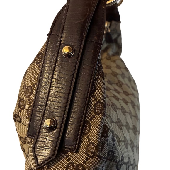 Gucci GG Canvas Horsebit Hobo — Vintage 2000s w/ Dust Bag - Picture 5 of 10